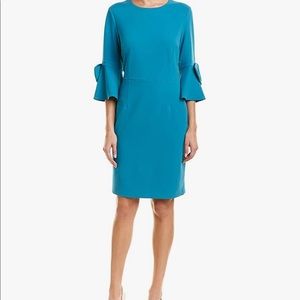 Donna Morgan Women's Bell Sleeve Dress Bow Detail PERFECT